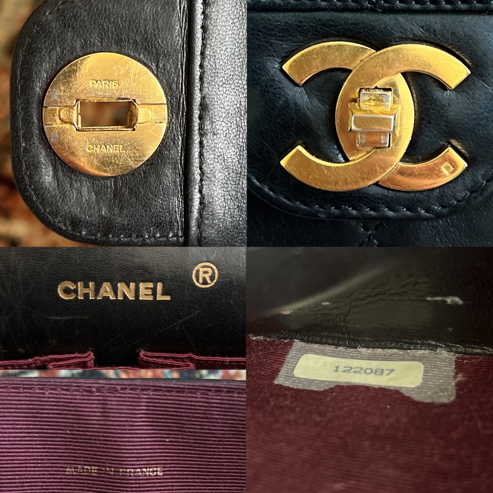 SOLD**Chanel Vintage Classic Medium Double Flap Bag - Picture 13 of 14